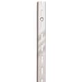 Reeve Single Slotted Standard, 7/16"D x 11/16"W x 60"H, Silver, 10PK 40-5