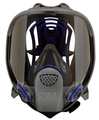 3M Ultimate FX Full Facepiece Reusable Respirator, FF-400 Series, Includes Speaking Diaphragm, Black, L FF-403