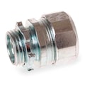 Zoro Select Connector, Threadless, Non-Insulated, 3/4In 5XC39