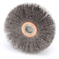 Weiler 93801 Crimped Wire Wheel Wire Brush, Arbor, 6 Aad