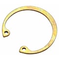 Rotor Clip Internal Retaining Ring, Steel, Zinc Yellow Finish, 1 7/16 in Bore Dia., 25 PK HO-143ST ZD