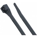 Gardner Bender Cable Ties, Double Lock Design, 8 in L, 11/64 in W, 75 lb, Black, Nylon 6/6, 100 PK 46-308UVB