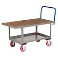 Little Giant Platform Truck, 2 Shelf, 30x60 RNH2-3060-6PY