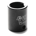 PERFORMANCE TOOL M915 Stecknuss 15 Mm, 3/8 Zoll – 6pt, Geschmiedeter Chrom-Vanadium-Stahl