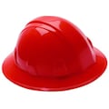 Condor Full Brim Hard Hat, Type 1, Class E, Ratchet (4-Point), Red 52LD08