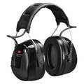 3M Peltor Headset, 26dB, Headband, Black, AA Batteries HRXS221A-NA