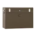 Kennedy 26-3/4"W Top Chest 11 Drawers, Brown, 8-1/2"D x 18"H 52611B
