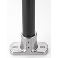 Hollaender Structural Pipe Fitting, Rectangular Flange, Aluminum, 1.5 in Pipe Size, 32510 lb Tensile Strength 46-8