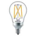 Signify LED Lamp, A15 Bulb Shape, 5.5W, Dimmable 5.5A15/PER/927-922/CL/G/E12/WGX1FB