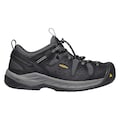 Keen Size 10 Men's Hiker Shoe Steel Work Shoe, Black/Dark Shadow 1023216