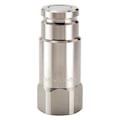 Parker Hydraulic Quick Connect Hose Coupling, 316 Stainless Steel Body, Push-to-Connect Lock, FS Series FS-372-6FP
