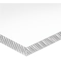 Zoro Select Clear Polycarbonate Sheet Stock 24" L x 24" W x 1/4" Thick BULK-PS-PC-65