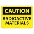 Nmc Caution Radioactive Materials Sign C591AB