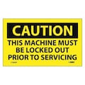 Nmc Caution This Machine Must Be Locked Out Label, Pk5 C190AP