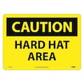 Nmc Caution Hard Hat Area Sign C31AB