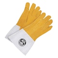 Bdg Welding Glove TIG Split Deerskin, Shrink Wrapped, Size M 60-1-1144-1-0K