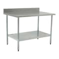 Eagle Group Table, BS, SS Leg, Deluxe, 30"Wx84"L T3084SEB-BS