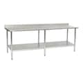 Eagle Group Table, BS, SS Leg, Deluxe, 24"Wx96"L T2496SEB-BS