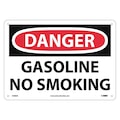 Nmc Danger Gasoline No Smoking Sign, D388AB D388AB