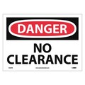 Nmc No Clearance Sign, D456PB D456PB | Zoro