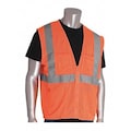 Pip Hi-Visibility Vest, 4 Pockets, Org, S 302-MVGZ4POR-S