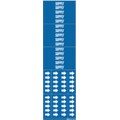 Brady Pipe Marker, Supply, Blue, 3/4 In or Less 7281-3C