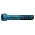 Metric Blue M24-3.00 Socket Head Cap Screw, Metric Blue Steel, 100 mm Length, 5 PK UST176329