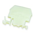 Square D End Barrier, Natura, 2.40 in L 9080GC6B