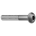 Zoro Select 1.00mm Metric Socket Head Cap Screw, Black 10.9 Steel, 25 PK 6EE52