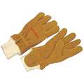 Honeywell Firefighters Gloves, XL, Cowhide Lthr, PR GL-7500-XL