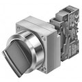 Siemens Non-Illum Selectr Swtch, 22mm, 2 Pos, Lever 3SB36022PA11