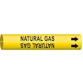 Brady Pipe Markr, Natural Gas, Y, 2-1/2to3-7/8 In 4097-C