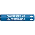 Brady Pipe Mrkr, Compressed Air, 2-1/2to3-7/8 In, 4034-C 4034-C
