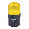 Schneider Electric Warning Light, Strobe Tube, Yellow, 120VAC XVBL8G8