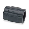 Zoro Select PVC Coupling, FNPT x FNPT, 1 in Pipe Size 830-010