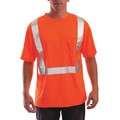 Tingley Job Sight Hi-Vis T-Shirt, Short Sleeve, Orange, XXL S75029