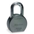 Master Lock Padlock, Keyed Different, Standard Shackle, Round Steel Body, Boron Shackle, 7/8 in W 6230N