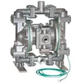 Sandpiper Double Diaphragm Pump, Aluminum, Natural Gas Operated, Buna N, 15 GPM G05B1ABTXNSX00.
