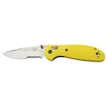 Benchmade Folding Knife, Drop Point, 2-15/16In L, Ylw 556-YEL