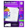 Avery Avery® Ready Index® Table of Contents Dividers 11130, 5-Tab Set 7278211130