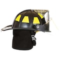 Fire-Dex Fire Helmet, Black, Traditional 1910H254