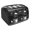 Sunbeam 11-3/4" 4-Slot Black Toaster 3911-100