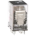 Schneider Electric General Purpose Relay, 12V DC Coil Volts, Square, 8 Pin, DPDT 782XBXC-12D