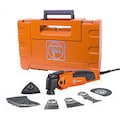 Fein Oscillating Tool Kit, 120 V AC, Corded, 3.4  Degrees Oscillation Angle MM 500 PLUS Q-START SET