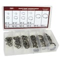 G.L. Huyett External Retaining Ring Assortment, Stainless Steel, 100 ...