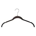 Econoco Shirt and Blouse Hanger, w/Notches, PK50 HSL17NB50