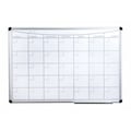 Viztex Month Planner Board 48"x36", Aluminum Frame FCVLMP3624A