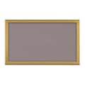 United Visual Products Corkboard, Single Door, Radius Frame, 60x36", Gold/Surf UV70041-GOLD-SURF