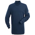 Vf Imagewear Flame Resistant Mock Turtleneck Shirt, Navy, Cotton, XL SEK2NV RG XL