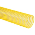 Flexaust Co Ducting Hose, 25 ft L, Clear/Yellow 3493030025